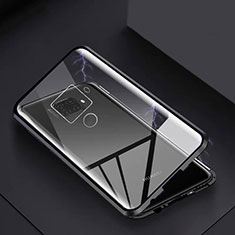 Funda Bumper Lujo Marco de Aluminio Espejo 360 Grados Carcasa M07 para Huawei Nova 5i Pro Negro
