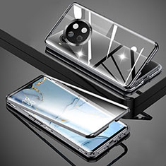 Funda Bumper Lujo Marco de Aluminio Espejo 360 Grados Carcasa P02 para Xiaomi Mi 10i 5G Negro