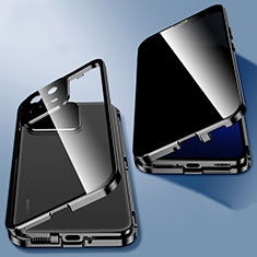 Funda Bumper Lujo Marco de Aluminio Espejo 360 Grados Carcasa P03 para Xiaomi Mi 13 Pro 5G Negro