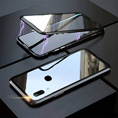 Funda Bumper Lujo Marco de Aluminio Espejo 360 Grados Carcasa para Huawei P Smart Z Negro