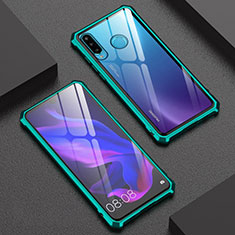 Funda Bumper Lujo Marco de Aluminio Espejo 360 Grados Carcasa para Huawei P30 Lite XL Verde