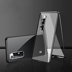 Funda Bumper Lujo Marco de Aluminio Espejo 360 Grados Carcasa para Xiaomi Mi 10S 5G Negro