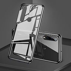 Funda Bumper Lujo Marco de Aluminio Espejo 360 Grados Carcasa T02 para Huawei Nova 4e Negro