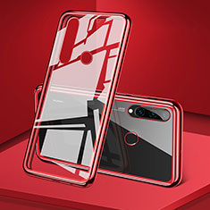 Funda Bumper Lujo Marco de Aluminio Espejo 360 Grados Carcasa T02 para Huawei P30 Lite New Edition Rojo