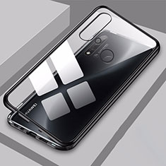 Funda Bumper Lujo Marco de Aluminio Espejo 360 Grados Carcasa T06 para Huawei P20 Lite (2019) Negro