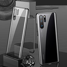 Funda Bumper Lujo Marco de Aluminio Espejo 360 Grados Carcasa T07 para Huawei P30 Pro New Edition Negro