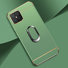 Funda Bumper Lujo Marco de Metal y Plastico Carcasa con Anillo de dedo Soporte para Huawei Nova 8 SE 4G Menta Verde