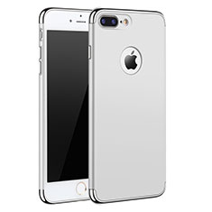Funda Bumper Lujo Marco de Metal y Plastico F05 para Apple iPhone 7 Plus Blanco