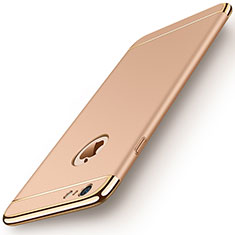 Funda Bumper Lujo Marco de Metal y Plastico para Apple iPhone 6S Oro