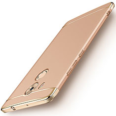 Funda Bumper Lujo Marco de Metal y Plastico para Huawei Mate 8 Oro