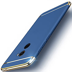 Funda Bumper Lujo Marco de Metal y Plastico para Xiaomi Mi Mix Evo Azul