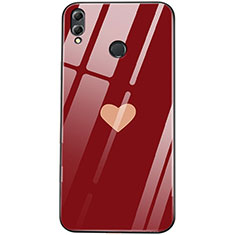 Funda Bumper Silicona Espejo Amor Corazon Love Carcasa S04 para Huawei Honor View 10 Lite Rojo