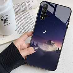 Funda Bumper Silicona Espejo Estrellado Carcasa para Huawei Nova 5T Negro