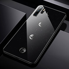 Funda Bumper Silicona Espejo Estrellado Carcasa para Huawei P30 Pro Negro