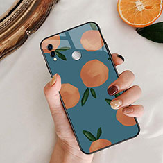 Funda Bumper Silicona Espejo Fruta Carcasa para Huawei Honor 8X Azul