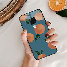 Funda Bumper Silicona Espejo Fruta Carcasa para Huawei Mate 20 Azul