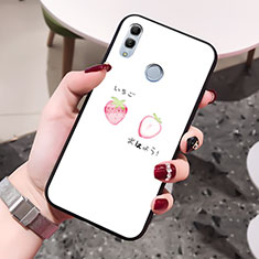 Funda Bumper Silicona Gel Espejo Amor Corazon Love Carcasa para Huawei Honor 10 Lite Blanco