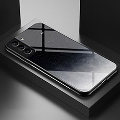 Funda Bumper Silicona Gel Espejo Estrellado Carcasa A01 para Samsung Galaxy S21 5G Negro