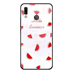 Funda Bumper Silicona Gel Espejo Fruta Carcasa para Huawei Honor V10 Lite Rojo