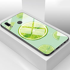 Funda Bumper Silicona Gel Espejo Fruta Carcasa para Huawei Honor V10 Lite Verde
