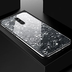 Funda Bumper Silicona Gel Espejo Patron de Moda Carcasa H09 para Huawei Mate 20 Lite Negro