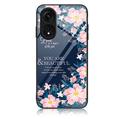 Funda Bumper Silicona Gel Espejo Patron de Moda Carcasa JM1 para Huawei Honor X5 Plus Rosa