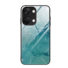 Funda Bumper Silicona Gel Espejo Patron de Moda Carcasa JM1 para OnePlus Ace 2V 5G Menta Verde