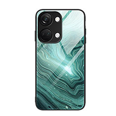 Funda Bumper Silicona Gel Espejo Patron de Moda Carcasa JM1 para OnePlus Ace 2V 5G Verde