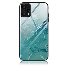 Funda Bumper Silicona Gel Espejo Patron de Moda Carcasa JM1 para Xiaomi Poco F5 5G Menta Verde