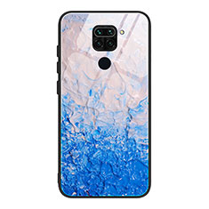 Funda Bumper Silicona Gel Espejo Patron de Moda Carcasa JM1 para Xiaomi Redmi 10X 4G Azul