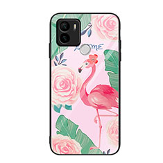 Funda Bumper Silicona Gel Espejo Patron de Moda Carcasa JM1 para Xiaomi Redmi A1 Plus Rosa