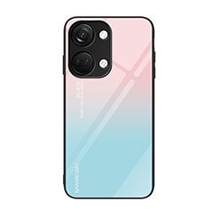 Funda Bumper Silicona Gel Espejo Patron de Moda Carcasa JM2 para OnePlus Ace 2V 5G Cian