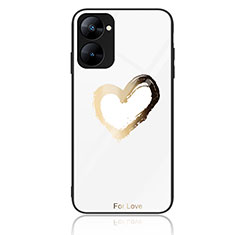 Funda Bumper Silicona Gel Espejo Patron de Moda Carcasa JM2 para Realme 10S 5G Oro