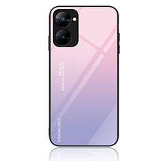 Funda Bumper Silicona Gel Espejo Patron de Moda Carcasa JM2 para Realme 10S 5G Purpura Claro