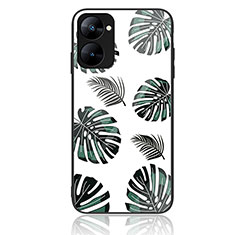 Funda Bumper Silicona Gel Espejo Patron de Moda Carcasa JM2 para Realme Q5x 5G Menta Verde