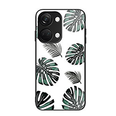 Funda Bumper Silicona Gel Espejo Patron de Moda Carcasa JM3 para OnePlus Ace 2V 5G Verde