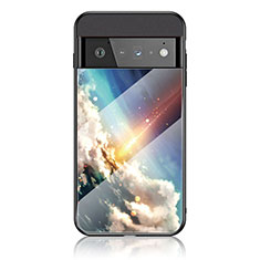 Funda Bumper Silicona Gel Espejo Patron de Moda Carcasa LS1 para Google Pixel 6 Pro 5G Multicolor