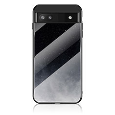 Funda Bumper Silicona Gel Espejo Patron de Moda Carcasa LS1 para Google Pixel 6a 5G Gris