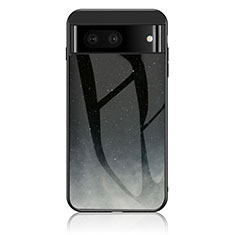 Funda Bumper Silicona Gel Espejo Patron de Moda Carcasa LS1 para Google Pixel 7 5G Gris