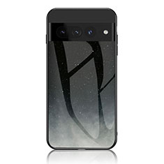 Funda Bumper Silicona Gel Espejo Patron de Moda Carcasa LS1 para Google Pixel 7 Pro 5G Gris