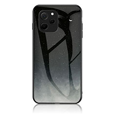 Funda Bumper Silicona Gel Espejo Patron de Moda Carcasa LS1 para Huawei Enjoy 50z Gris