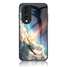 Funda Bumper Silicona Gel Espejo Patron de Moda Carcasa LS1 para Huawei Honor 70 Pro 5G Multicolor