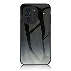 Funda Bumper Silicona Gel Espejo Patron de Moda Carcasa LS1 para Huawei Nova 10 Pro Negro