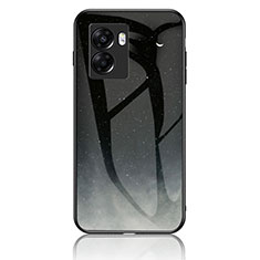 Funda Bumper Silicona Gel Espejo Patron de Moda Carcasa LS1 para OnePlus Nord N300 5G Gris