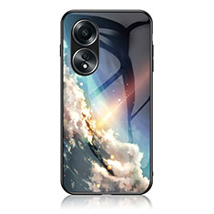 Funda Bumper Silicona Gel Espejo Patron de Moda Carcasa LS1 para Oppo A78 4G Multicolor