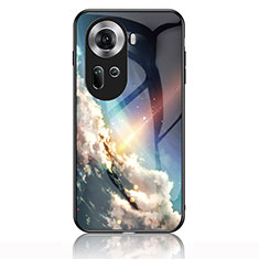 Funda Bumper Silicona Gel Espejo Patron de Moda Carcasa LS1 para Oppo Reno11 5G Multicolor