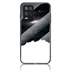 Funda Bumper Silicona Gel Espejo Patron de Moda Carcasa LS1 para Realme Narzo 30 5G Negro