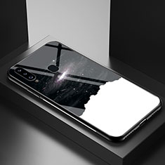 Funda Bumper Silicona Gel Espejo Patron de Moda Carcasa LS1 para Samsung Galaxy A20s Negro
