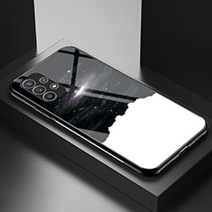 Funda Bumper Silicona Gel Espejo Patron de Moda Carcasa LS1 para Samsung Galaxy A23 4G Negro