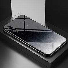 Funda Bumper Silicona Gel Espejo Patron de Moda Carcasa LS1 para Samsung Galaxy A90 5G Gris